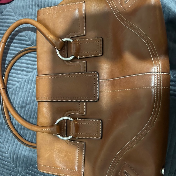 Coach Brown Leather Bag - Picture 7 of 8